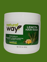 Load image into Gallery viewer, NATURAL WAY MASCARILLA DE ROMERO GENGIBRE Y BIOTIN 16oz
