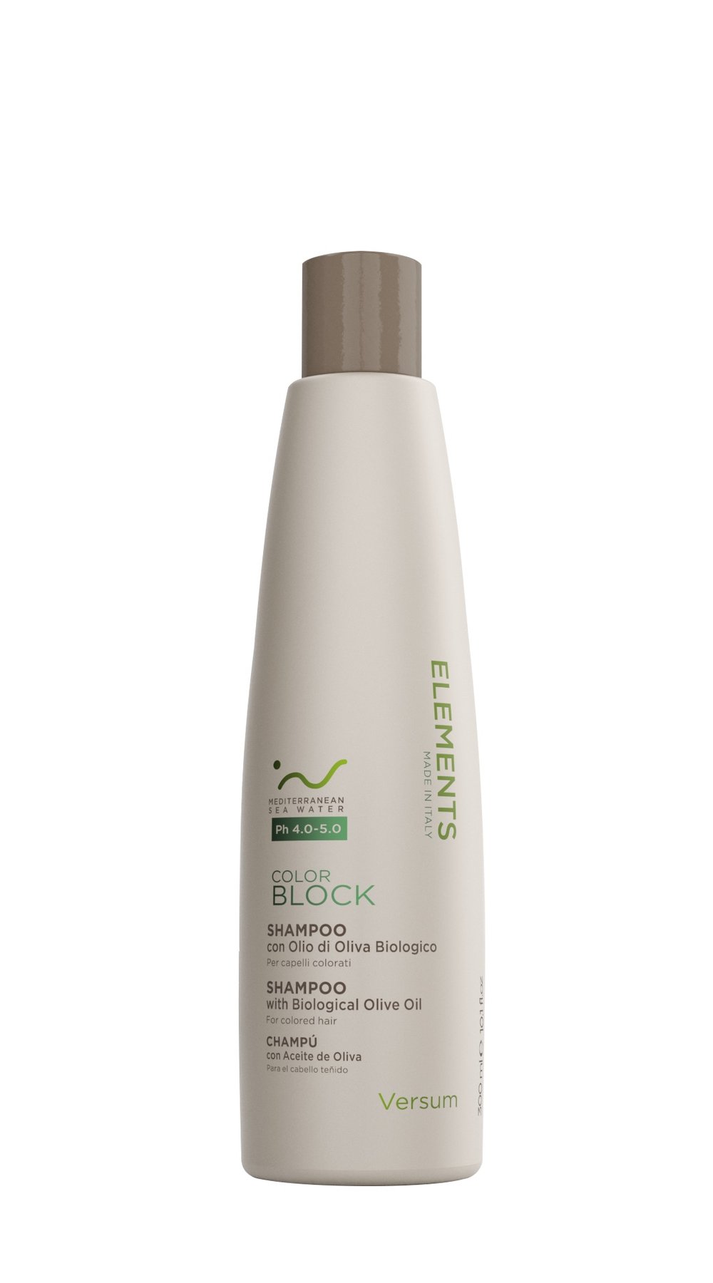 VERSUM ELEMENTS COLOR BLOCK SHAMPOO WITH ORGANIC OLIVE OIL